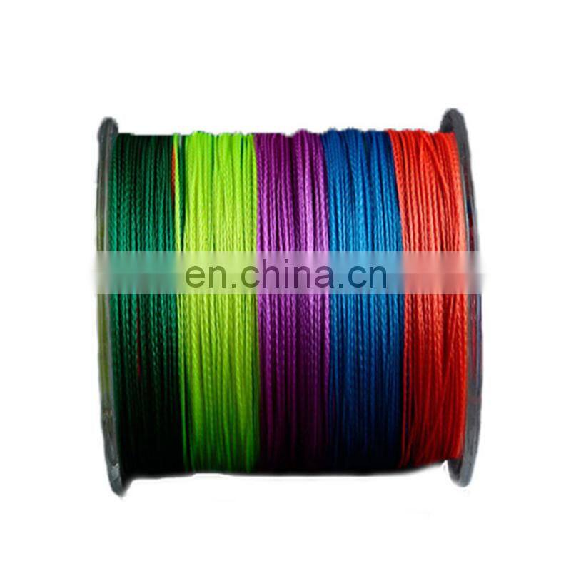 4 Stands JOF PE 300m 500m 1000m fishing Thread china Braided Multicolor Fishing Line