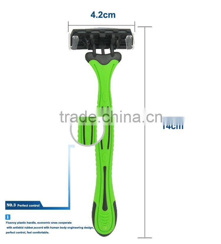 24pcs hanging card package triple blade hot sell market razor