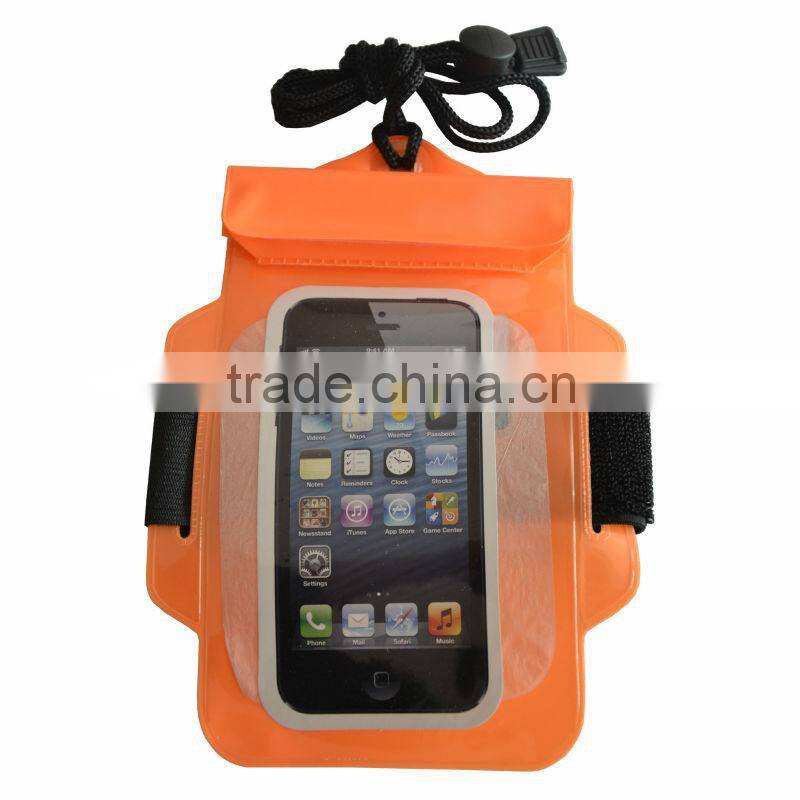 For swimming cute plastic mobile phone waterproof hot sale bag for iphone 4/4s
