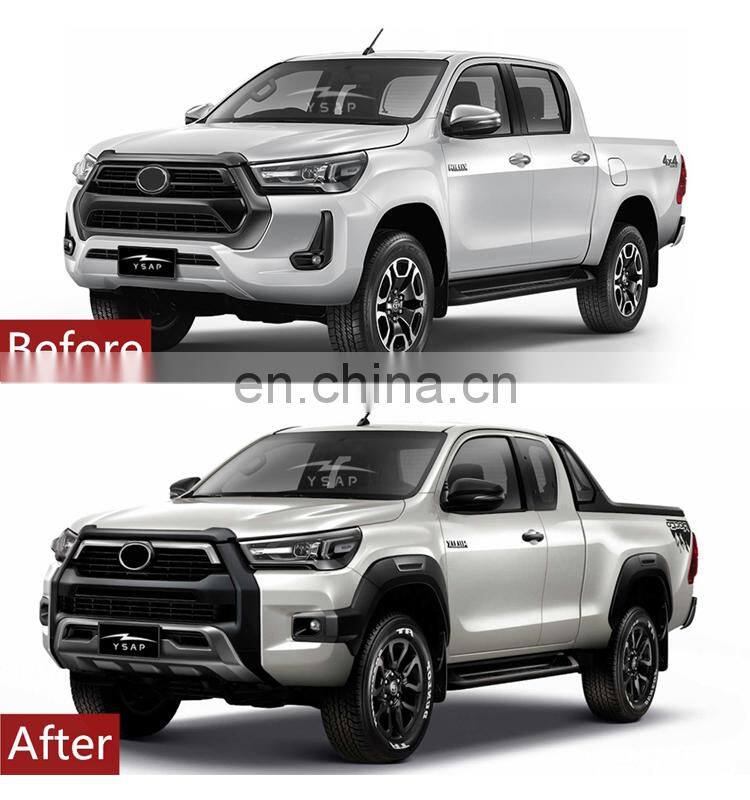 2021 High quality Factory Price accessories Wide Fender Flares for 2021 Hilux Revo