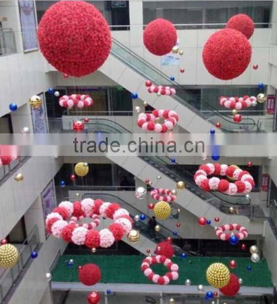 Factory wholesale 12 inch flower kissing ball