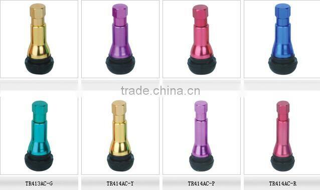 China wholesale Five colors of TR413C Rubber Valve tire Stem