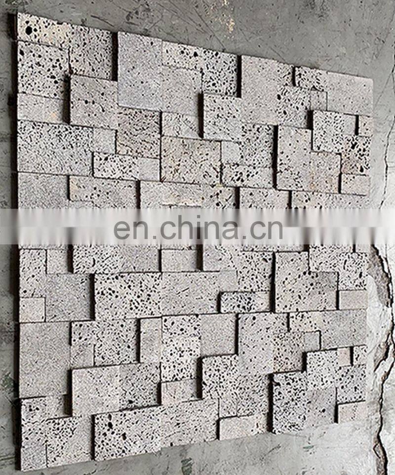 insulated building stones exterior volconic basalt stone walls cladding panels
