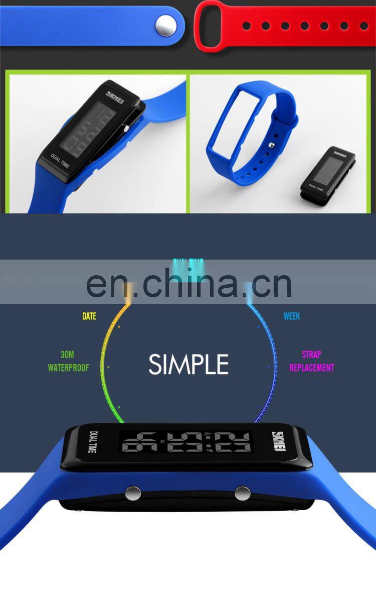 Unisex large stock promotion bracelet watch led digital