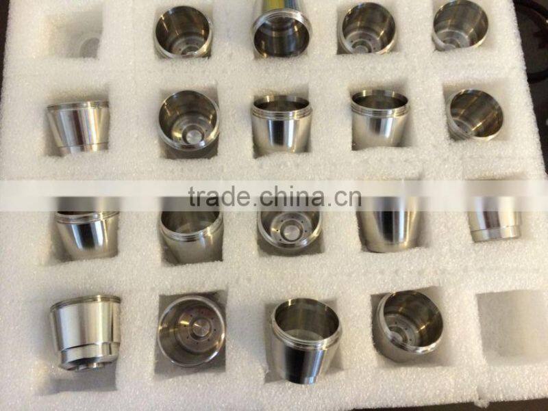 3 Version Reusable/Refillable Nespresso Compatible Coffee Capsules Stainless Steel