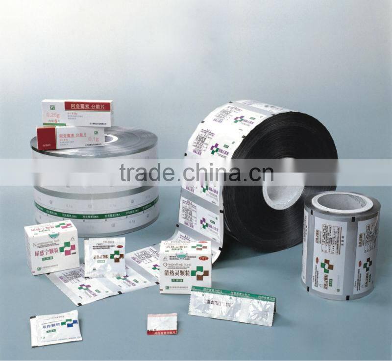 blister aluminum foil medicine packing