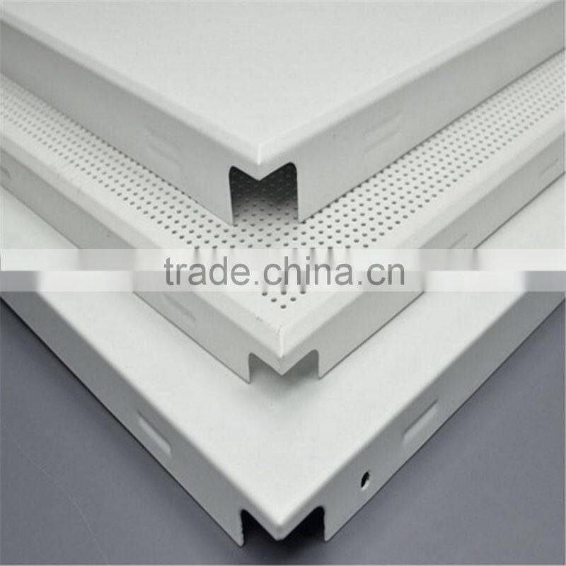 Metal Ceiling System Aluminum Square Clip-in Ceiling Tile