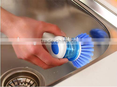 High quality Pan brush, dish brush with soap dispenser