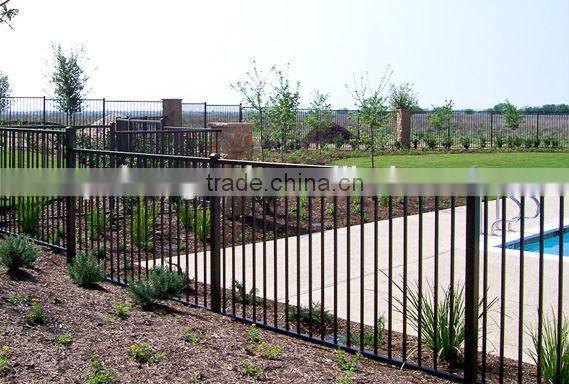 Powder coated portable pool fence panel