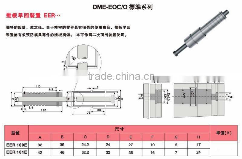 ER Latch Lock for plastic mold