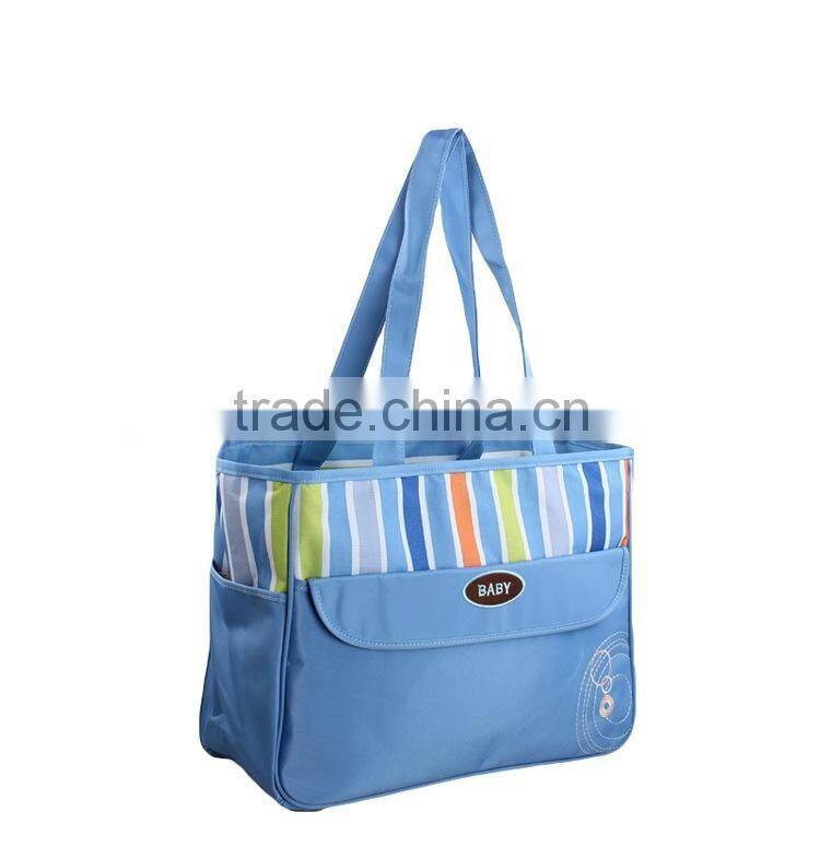 Wholesale tote one shoulder adult baby bag diaper bag