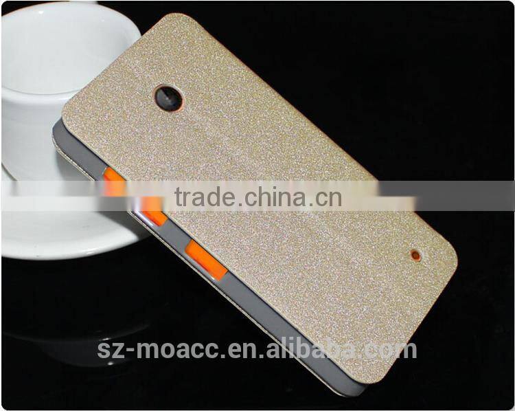 pu leather flip case for nokia lumia 630