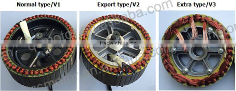 Water Cooled QS 8000W 273 (50H) E-car Extra/V3 Type Hub Motor