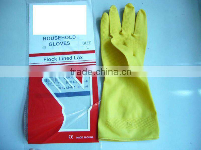 rubber household gloves