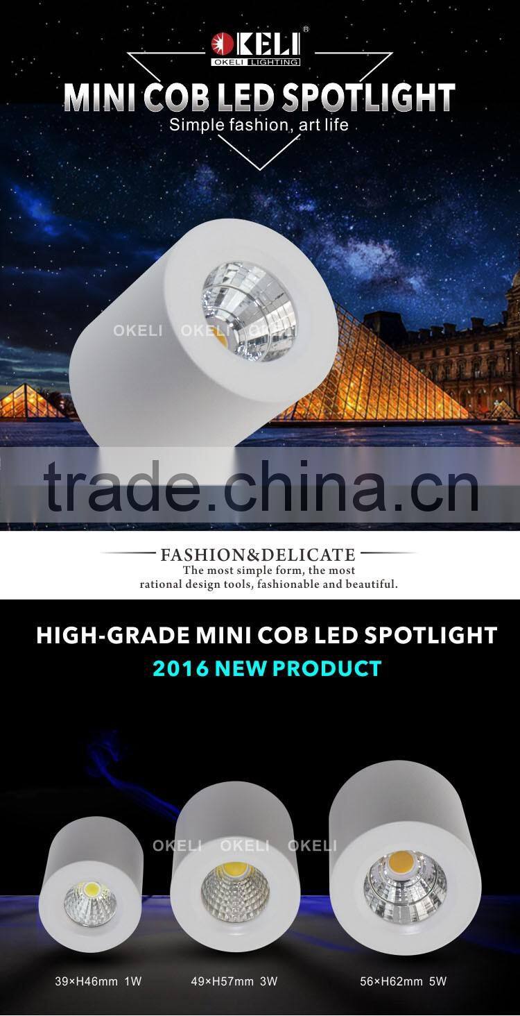 1w 3w 5w mini led spotlight with high PF driver