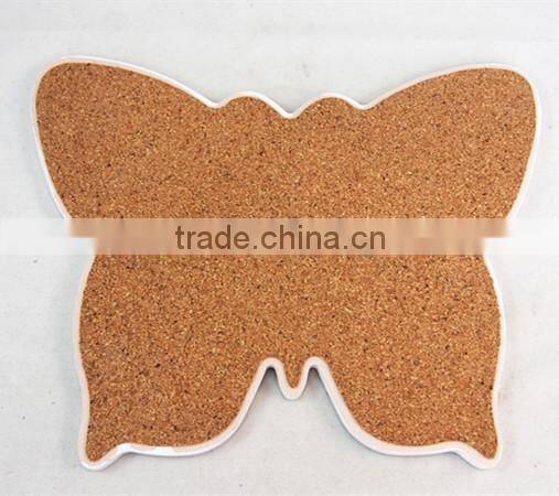 ECO-friendly butterfly shaped Ceramic wall decor/Trivet