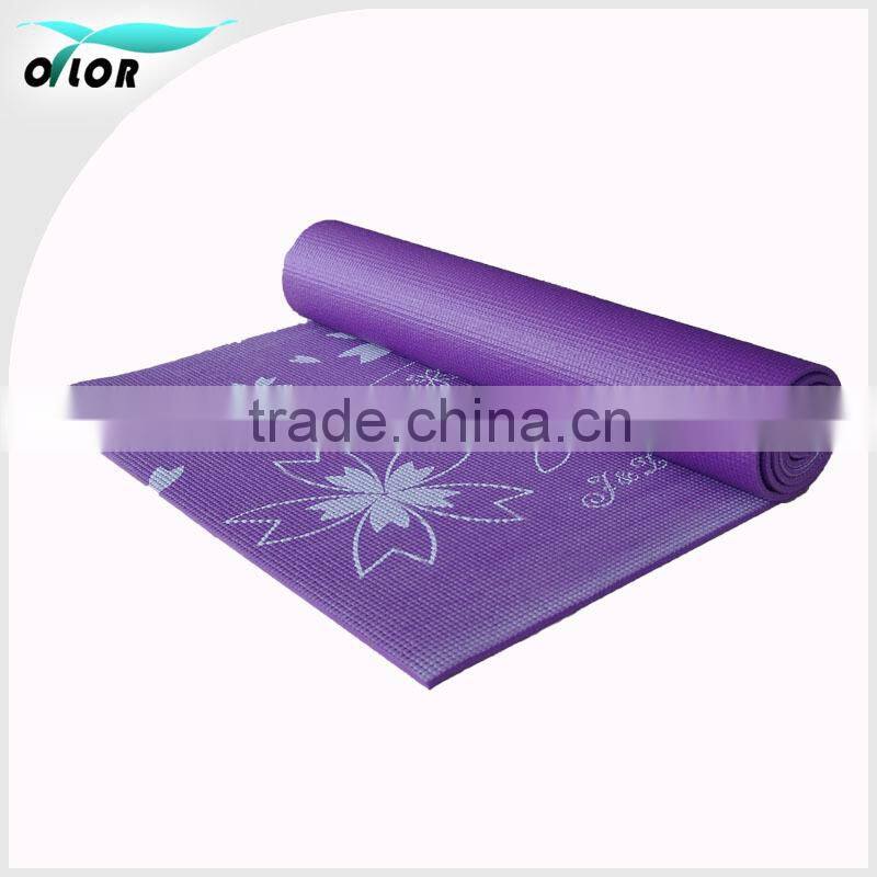 Custom printed unique PVC yoga mats
