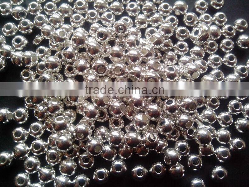 Newest High Quality Glod- plating chunky loose beads, shiny acrylic ccb beads for necklace ,wholesale!!