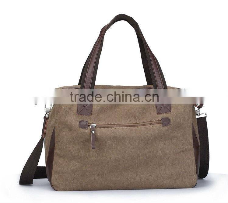 New Brown Casual Canvas Tote Handbag