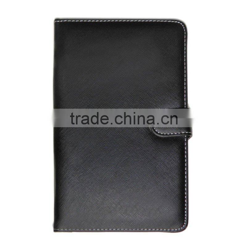 Black USB Keyboard Protective Leather Case Stand for 7 inch 7" Tablet PC MID