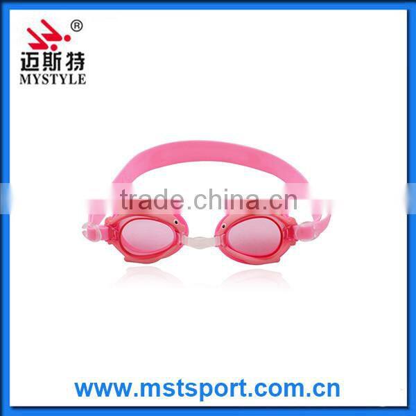 2016 fashion new cute fish cartoon kids goggles manufacturer in China