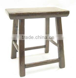 Chinese antique nature wooden dining stool