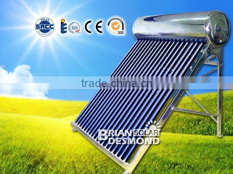 Perfect After-sale Service Homemade Non-pressurized Solar Water Heater