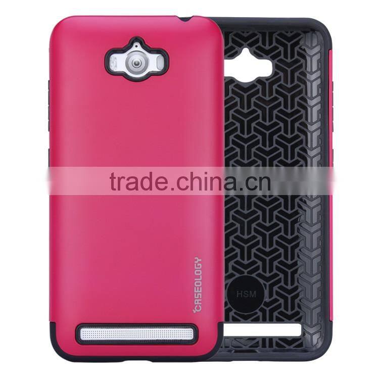 Keno 2 in 1 combo double layer TPU+PC cover case for Zenfone MAX with high quality