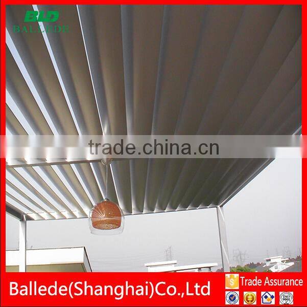 hot sale motorized opening aluminum louver roof
