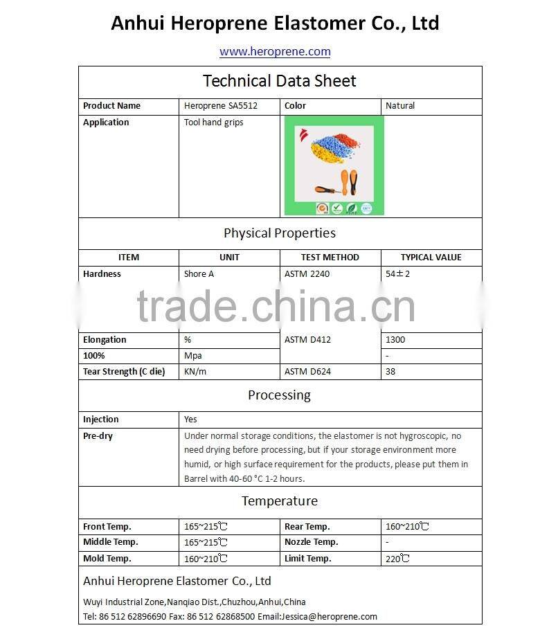 TPE SEBS for retractable leash grip