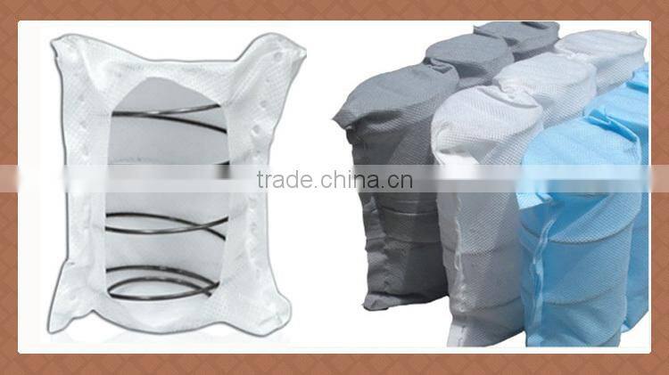 2015 hot sale 7 zone pocket coil /customized mattress spring