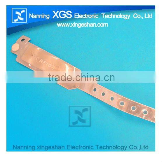 13.56mhz Disposable Rfid Tag Colored Wristbands Bracelet For Patient Tracking