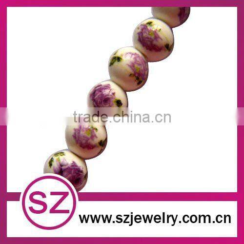 T38 2014 hot sale ceramic crytal bead jewelry