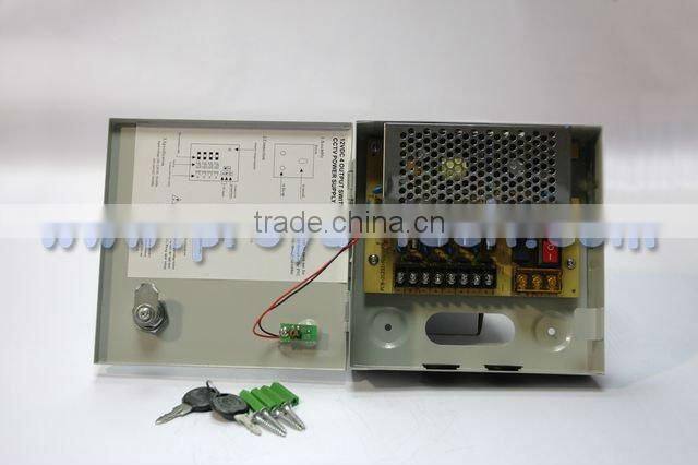 12V3A4C CCTV power supply box support to 4 Channels