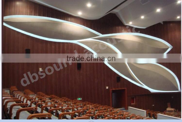 Zero formaldehyde wpc diffuser plate for home theater decoration