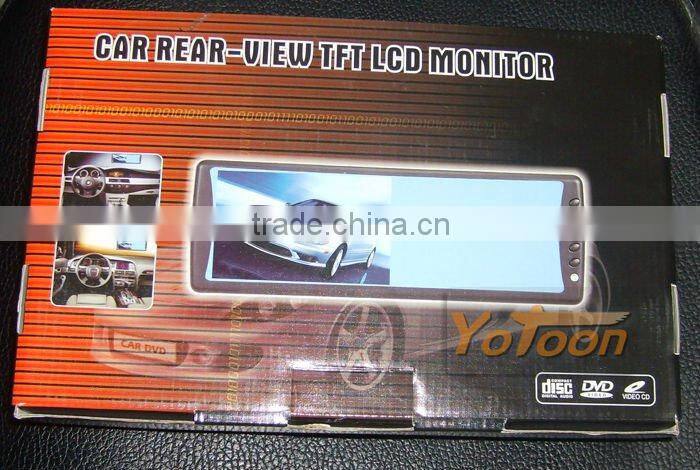 7" TFT Color LCD Screen Car Rear View Mirror Monitor