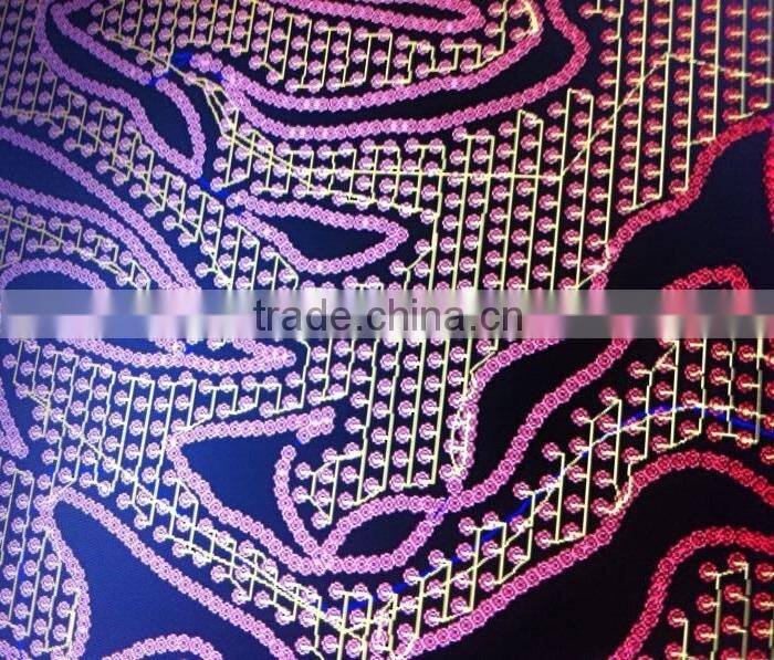 2015 fashionable sequin spangle embroidery fabrics