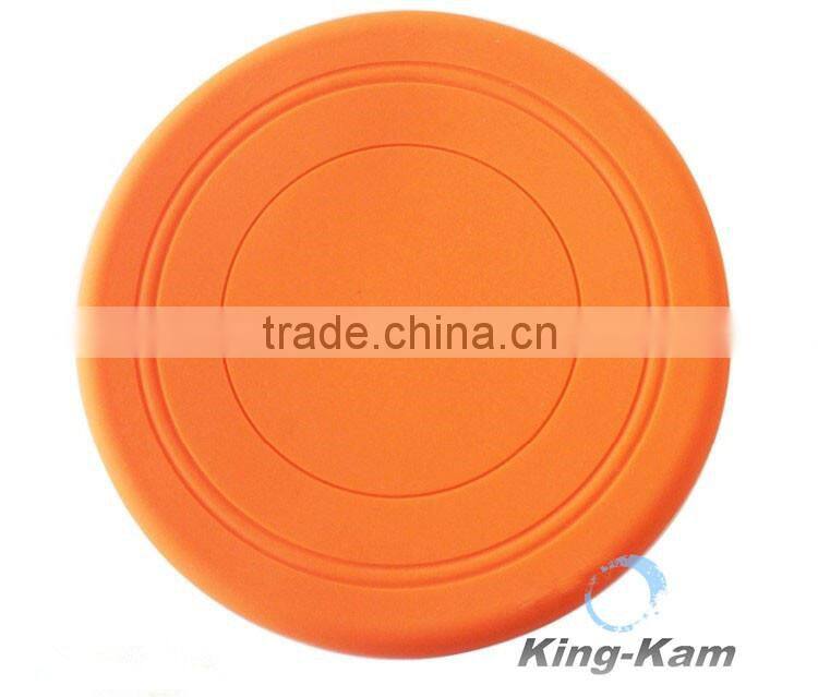 whosale different colors silicone soft frisbee silicone frisbee for pets training