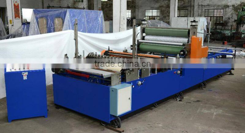 Automatic single channel maxi roll toilet paper log saw cutter machinery