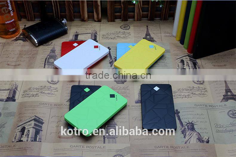 4000mAh 8000mAh Li-polymer Cube battery charger pack Portable Power bank for iphone