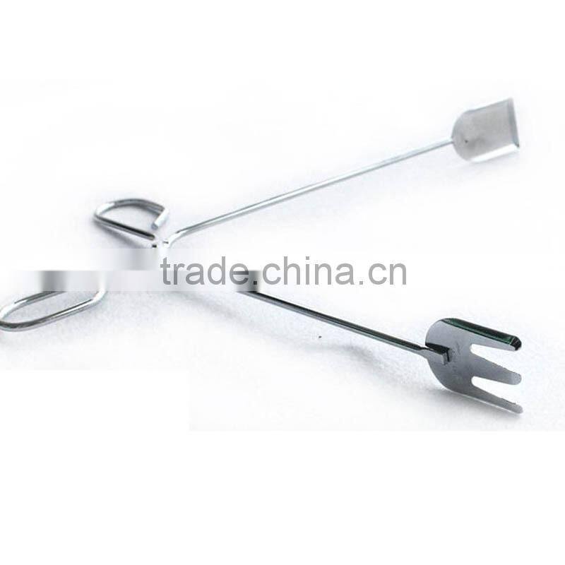 Barbecue BBQ stainless steel serving tong, food tong, ice tong