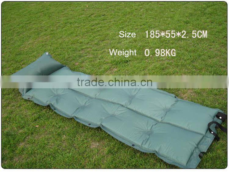 Inflatable outdoor camping mat
