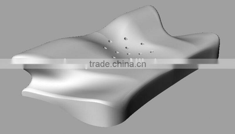 BP007 100% Polyurethane Advanced Contour Visco Elastic Memory Foam Pillow