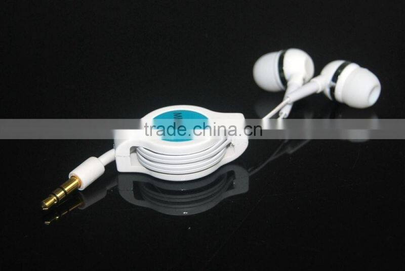 Tangle-free shoelace stereo earphone with microphone with microphone stylish comfortable perfect-fit hook headphone