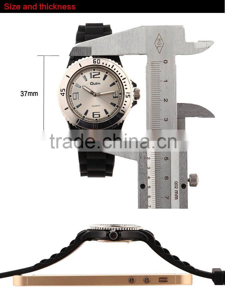 2015 hot new formal watches, sports silicon wrist watch, private label watches factory