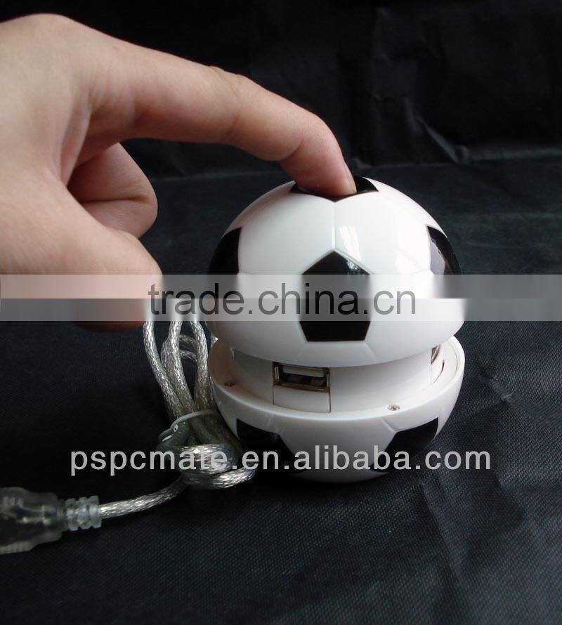 soccer/football shaped 4 port usb 2.0 hub World Cup giveaway gift