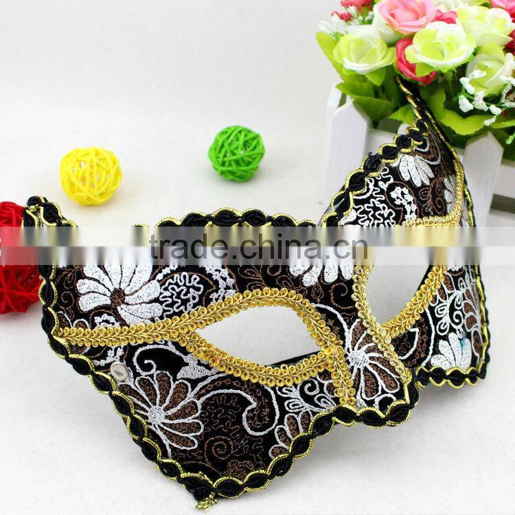 Beautify Handmade China Manufacturer Embroidery Masquerade Fox Mask