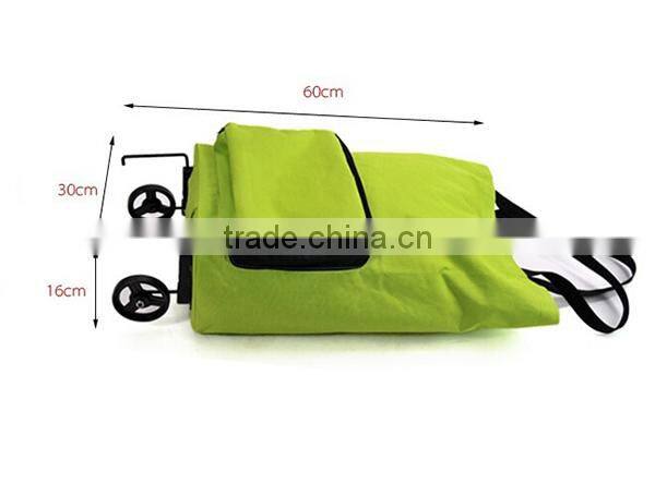 Foldable Shopping Trolley Bag Vegetable Shopping Bag With Wheels