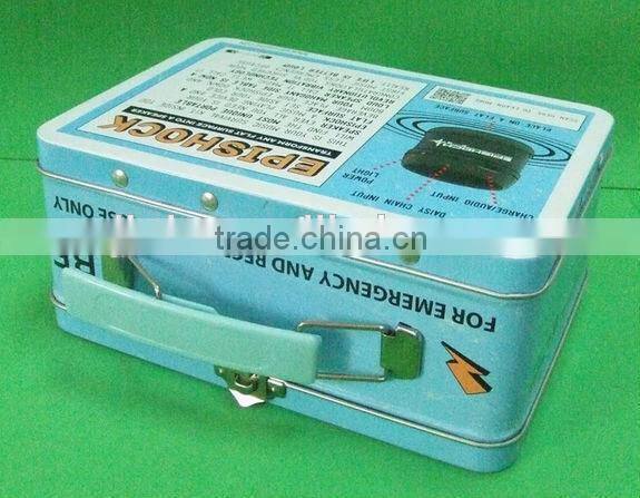 Handle Tin, lunch tin box, suitcase tin box