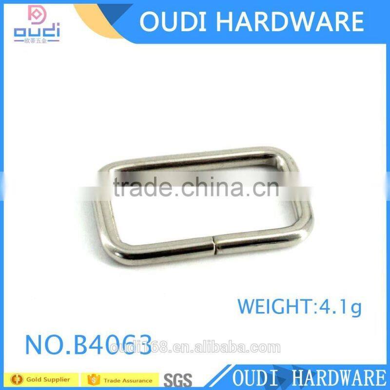 25mm rectangle metal buckles for women bag leather strap bag making accessories